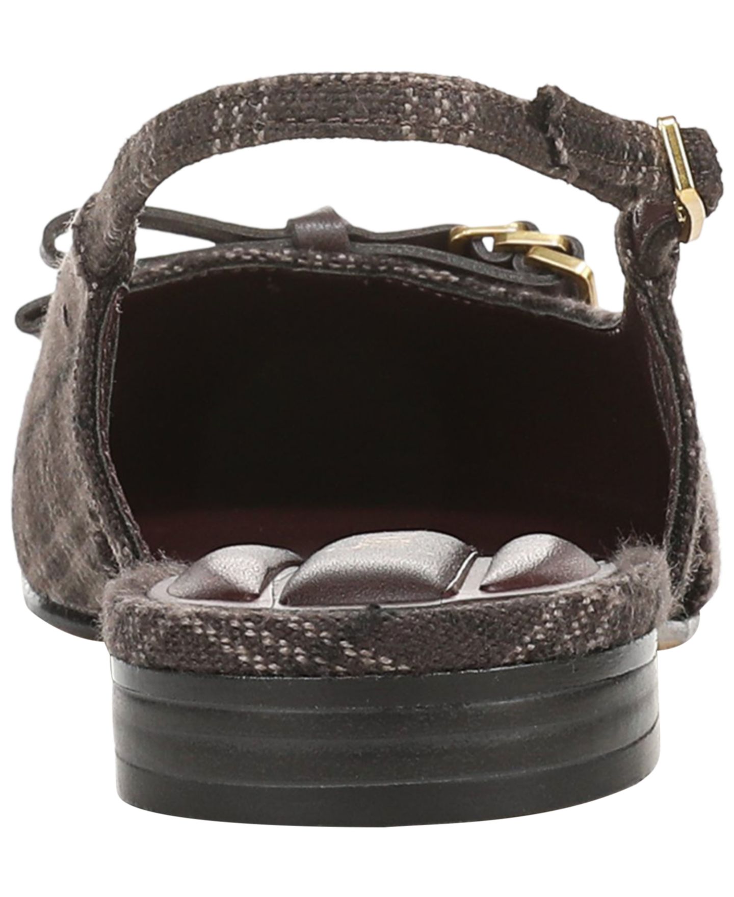 Женские балетки Franco Sarto Ethel Square Toe Ballet Flats, цвет: Коричневый — фото 3