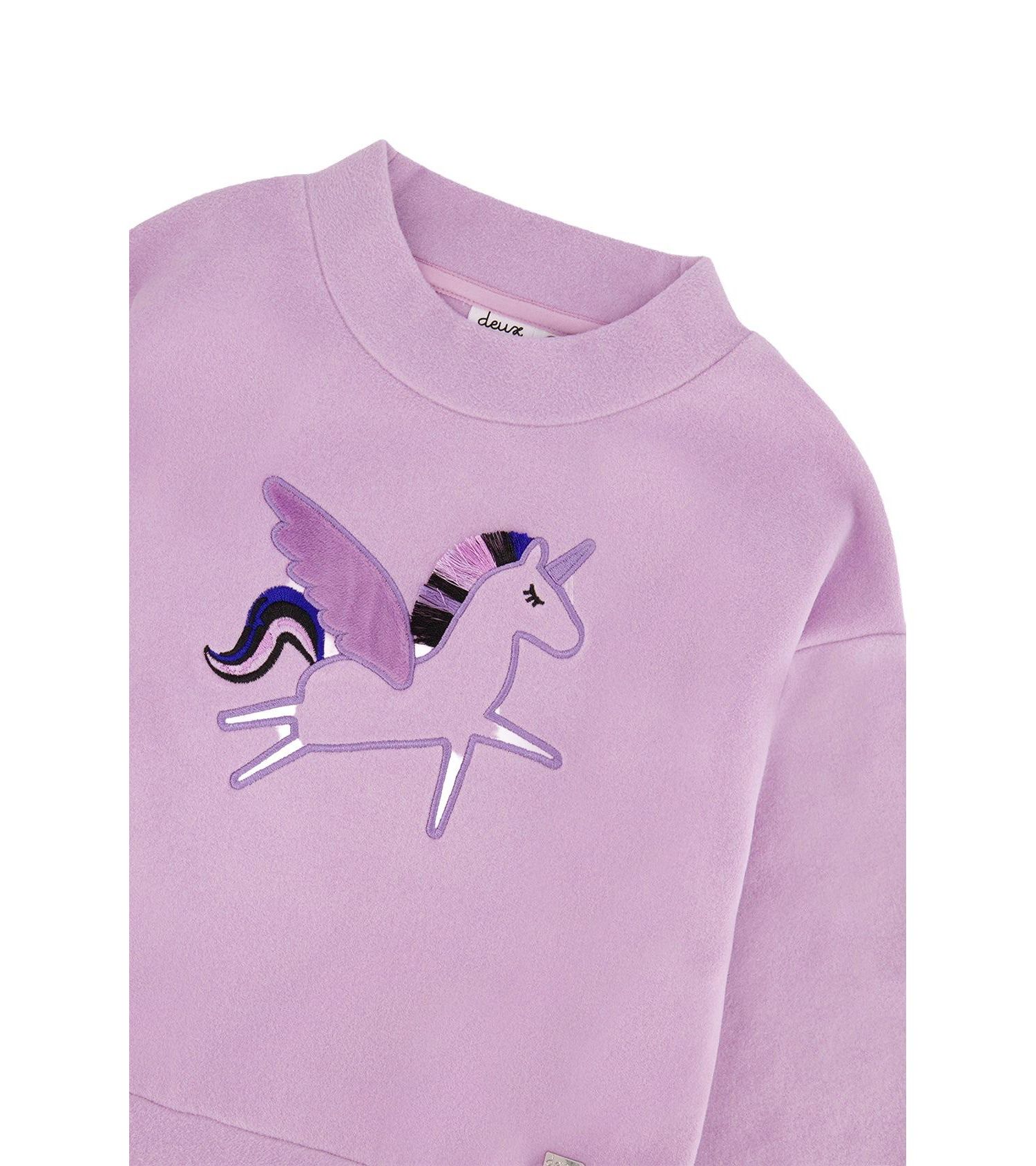 Girls' (6-12) Bi-Material Dress