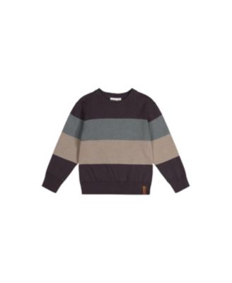 Toddler Boys (2T - 5T) block Knit Sweater