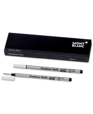 Montblanc - 2 Mystery Black Fineliner Pen Refills 105170