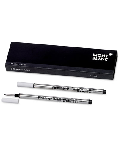 Montblanc 2 Mystery Black Fineliner Pen Refills 105170
