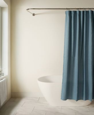 Linen-Look Shower Curtains, 72" x 72"