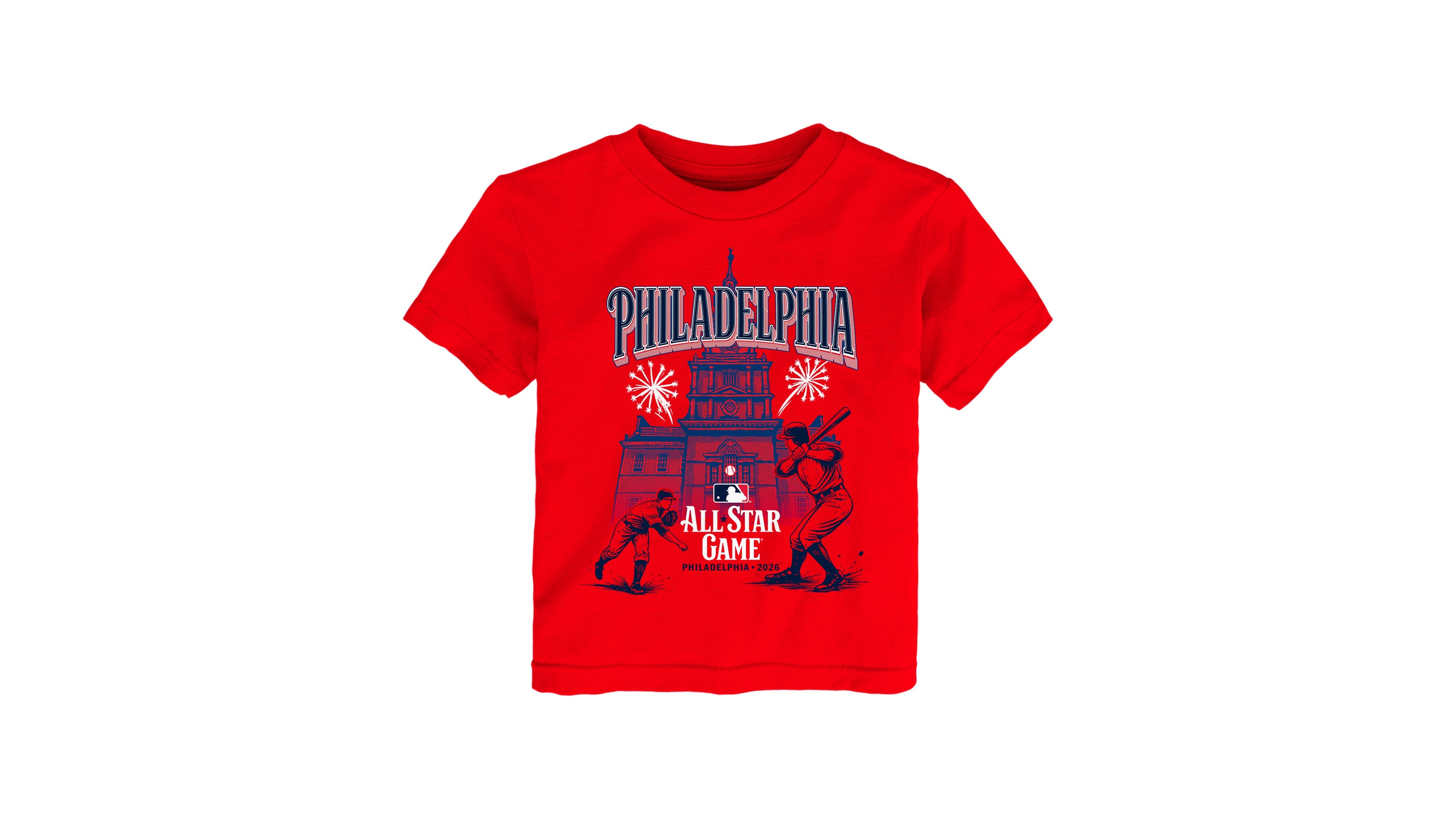 Outerstuff Preschool Red 2026 Mlb All-Star Game Independence Hall T-Shirt