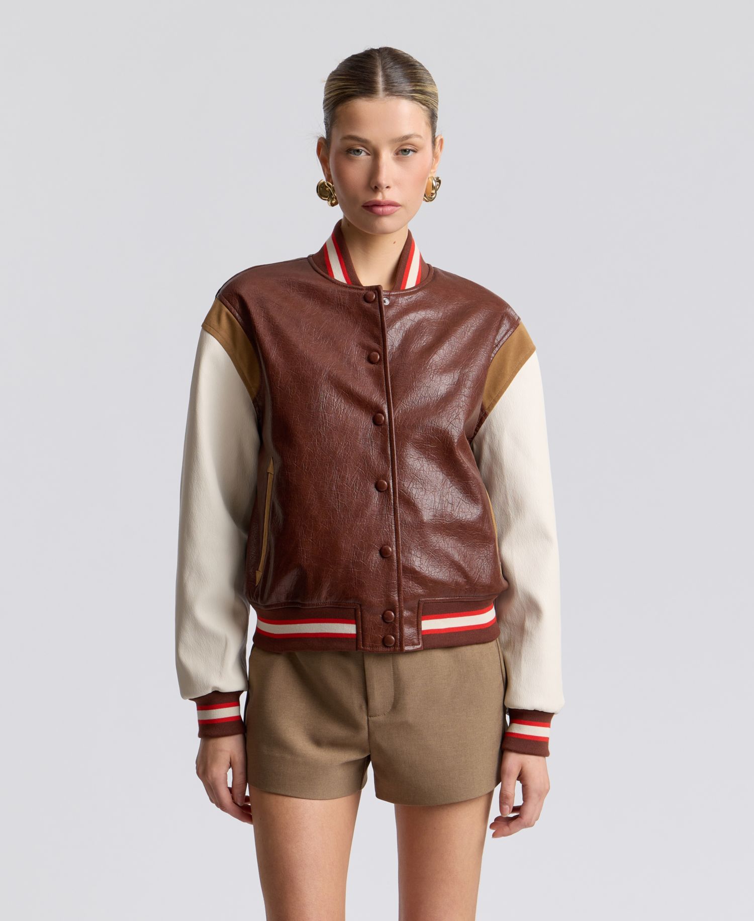 Women's Logo Varsity Colorblock Jacket