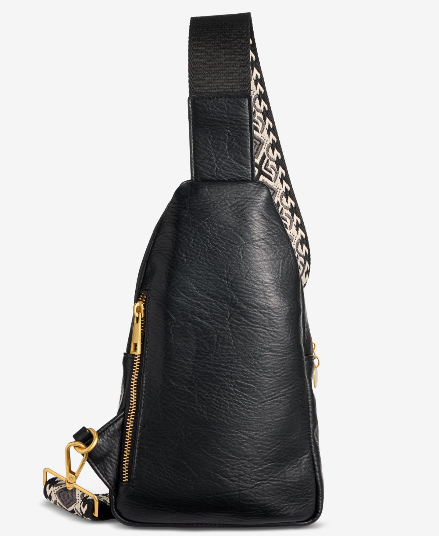 Женская сумка Style & Co Braided-Edge Sling, цвет: Чёрный — фото 5