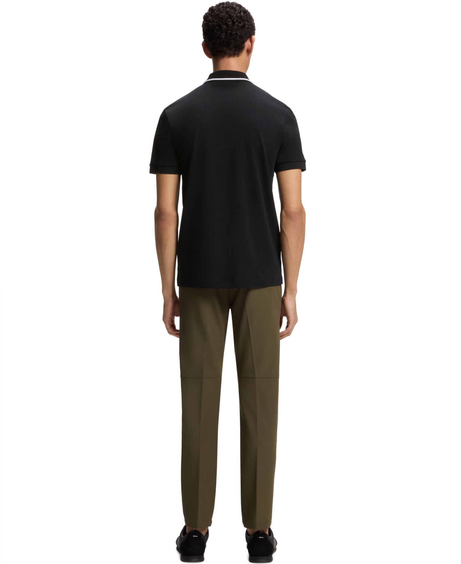 Men's Interlock Cotton Paddy Slim-Fit Polo Shirt