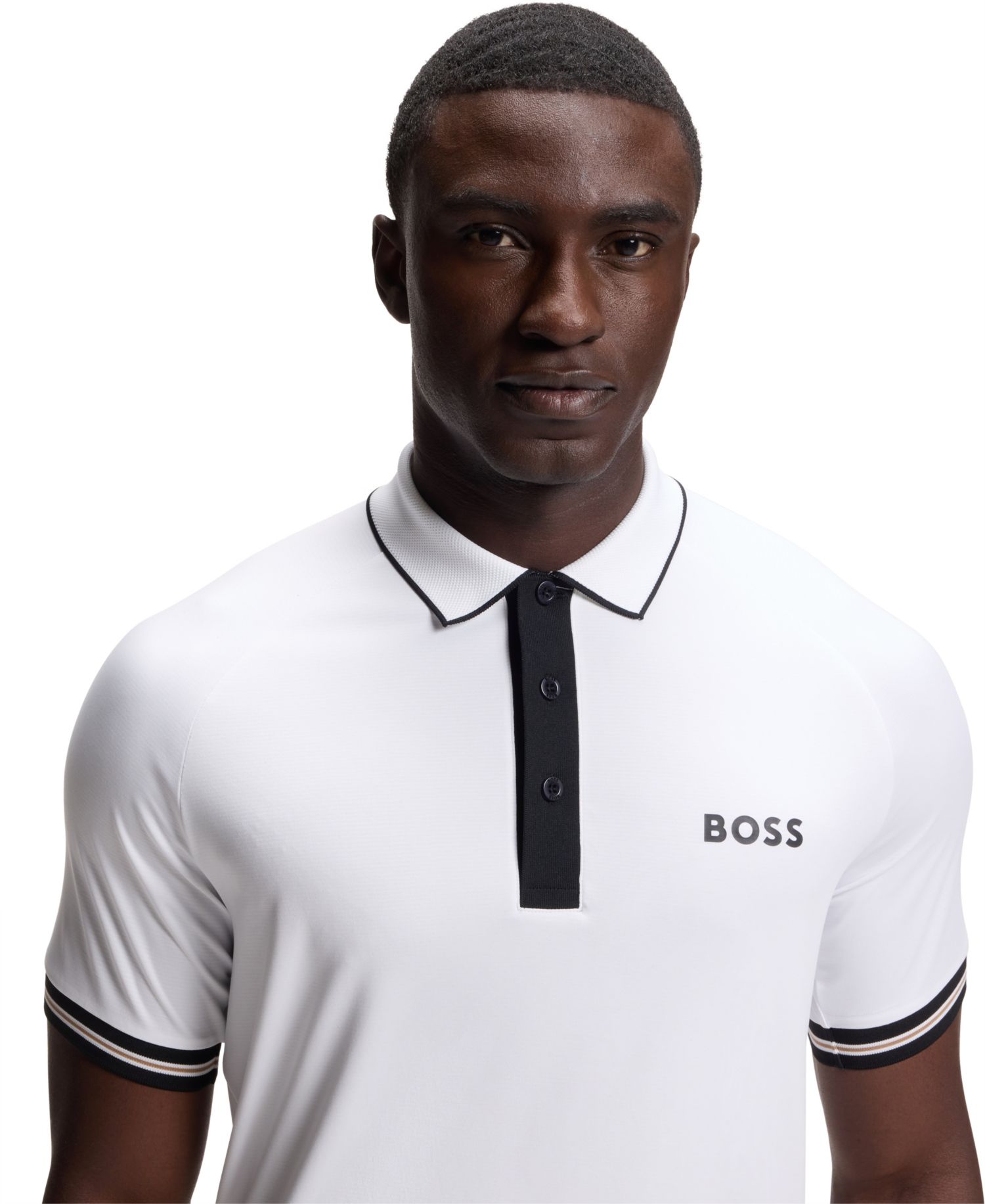 Men's Moisture Management Slim-Fit Polo Shirt