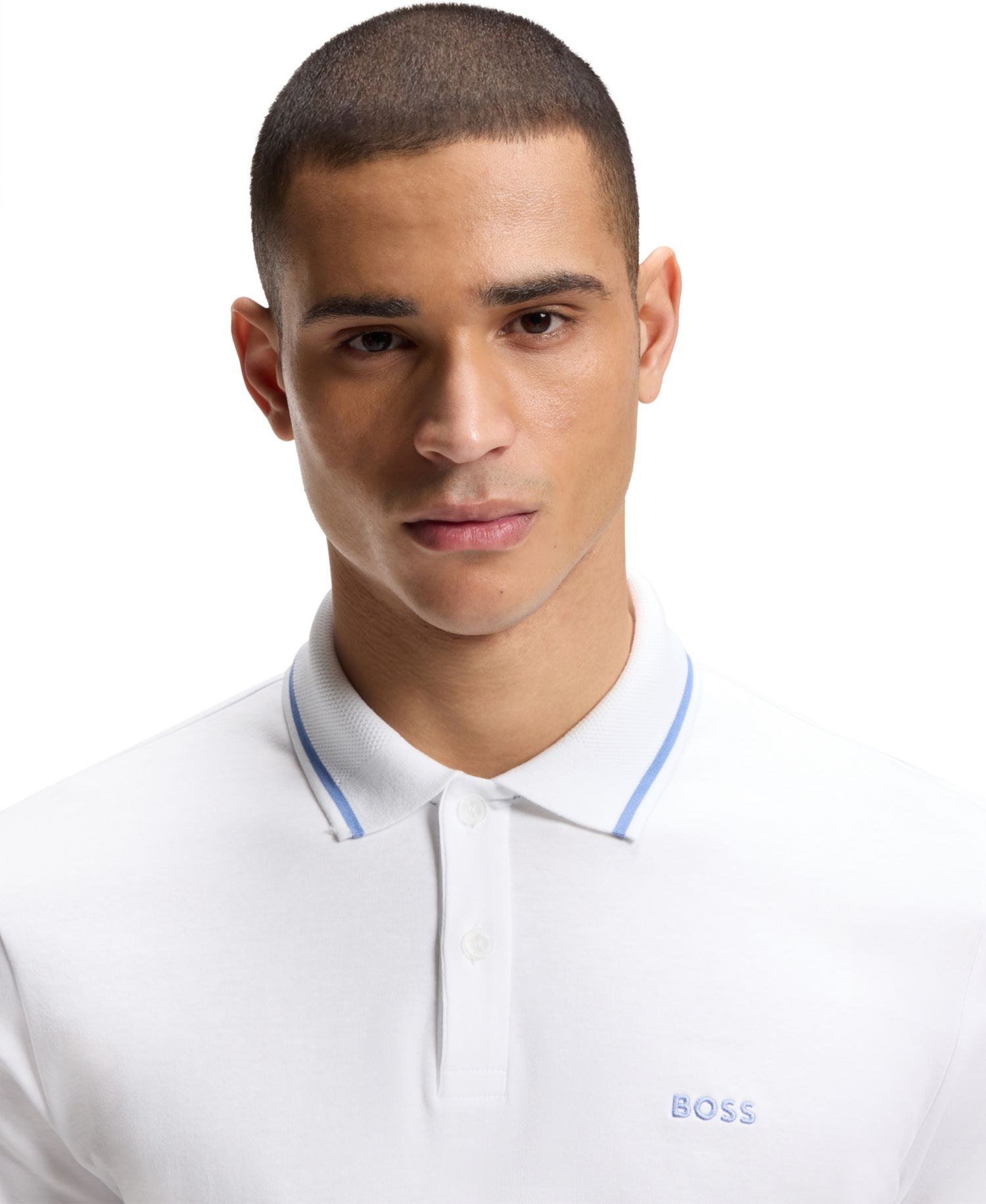 Men's Interlock Cotton Paddy Slim-Fit Polo Shirt