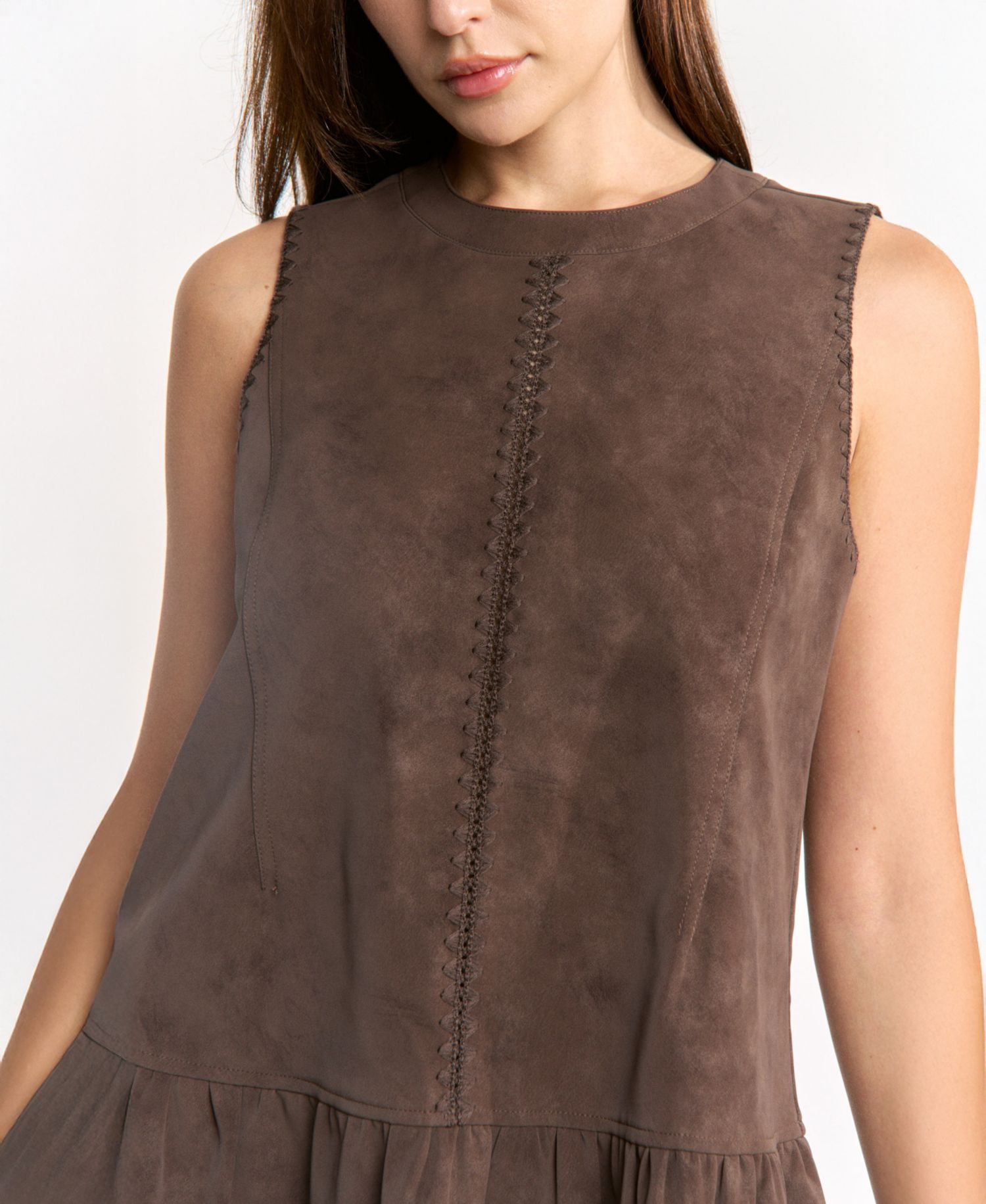 Women's Pauline Sleeveless Round Neck Mini Dress