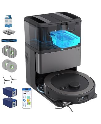 Maxim All-in-One Robot Vacuum,  22 kPa Suction, Auto-Lift Spin Mops, EdgeReach Extension Arms for Deep Corner Coverage