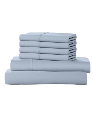 1200-Thread Count Cotton Blend 6-Piece Sheet Set, King