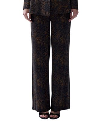 Women's Your Itch Kangaroo Leopard-Print Bootcut Pants