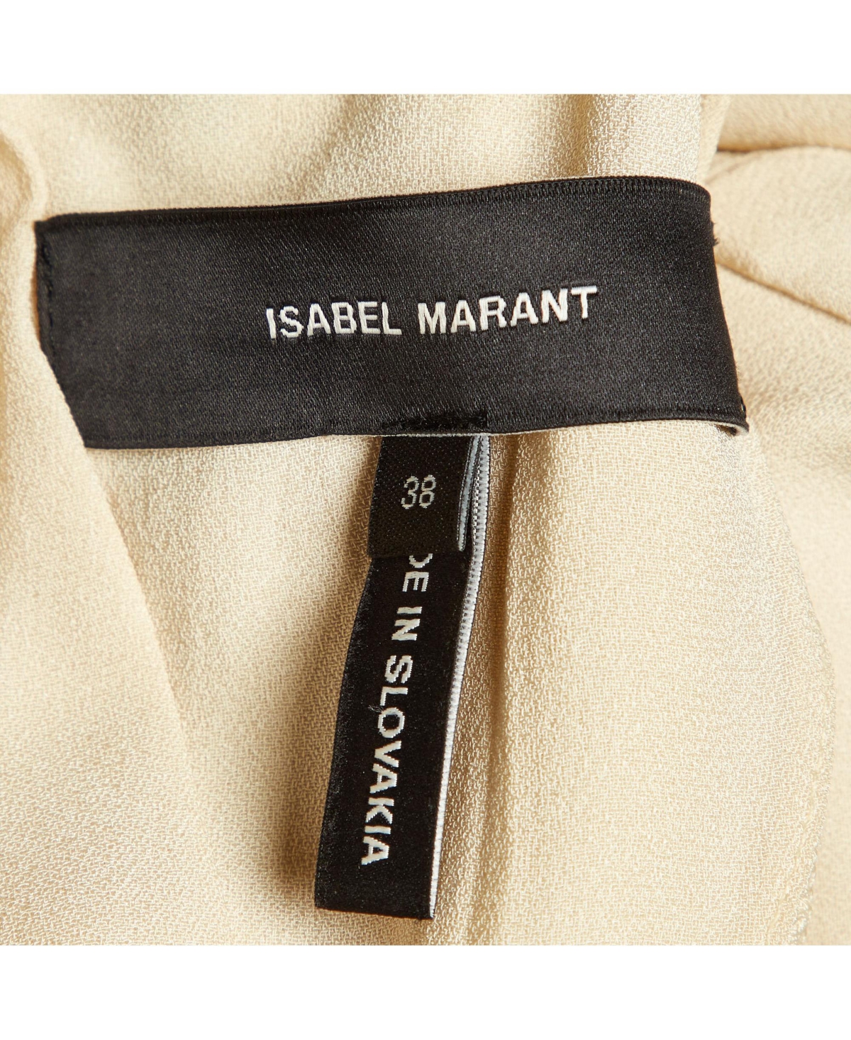 Pre-Owned Isabel Marant Women's Crepe Studded Long Sleeve Blouse
