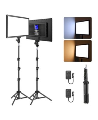 NL-192B LED Video Light with 2400Lux, 8000mAh, 5600K for Photography and Video