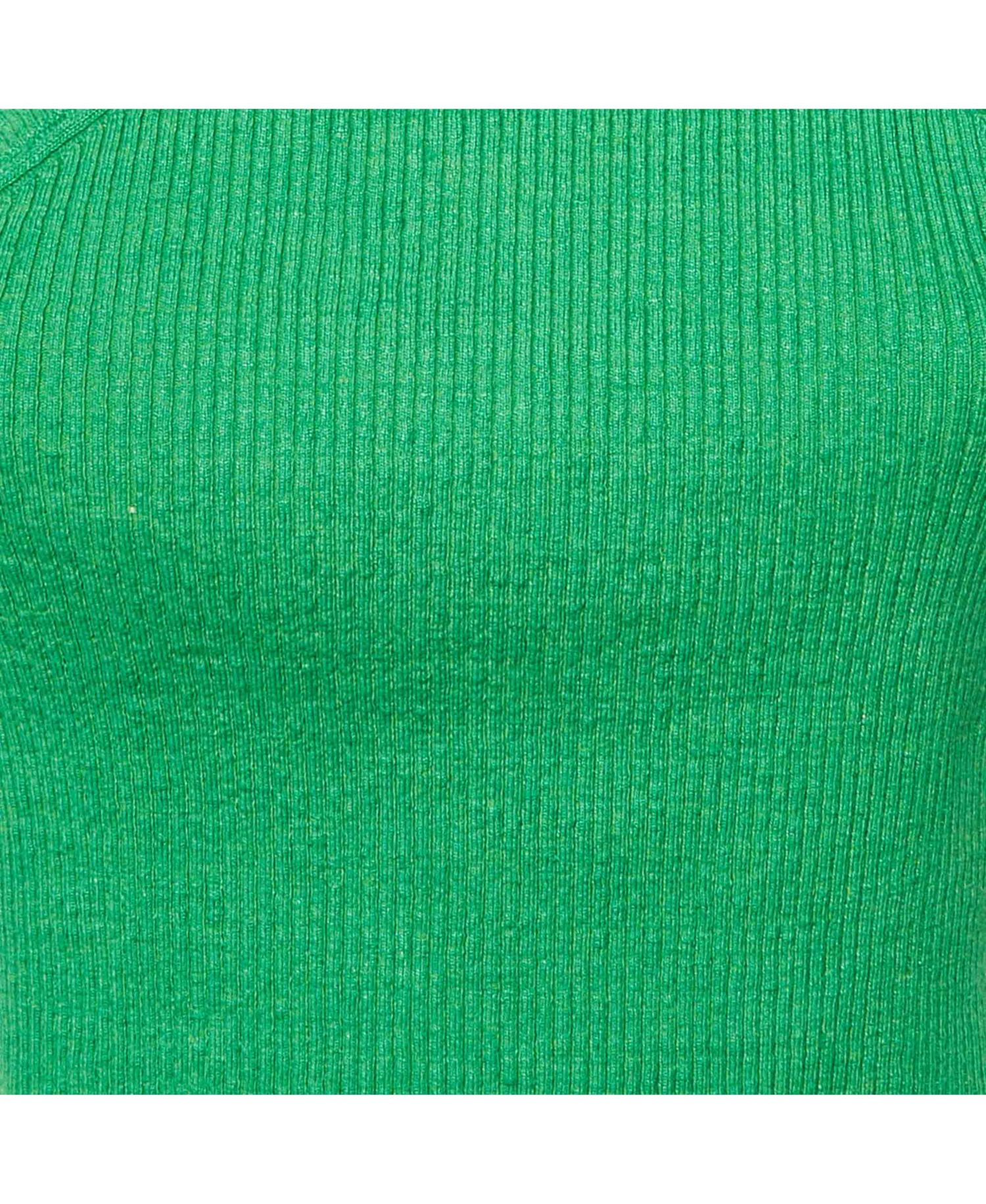 Women's Ribbed Knit One-Shoulder Cropped Top