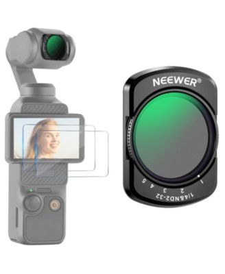 ND2-32 Camera Lens Filter with ND2-32 for DJI Osmo Pocket 4 Pocket 3 Creator Combo