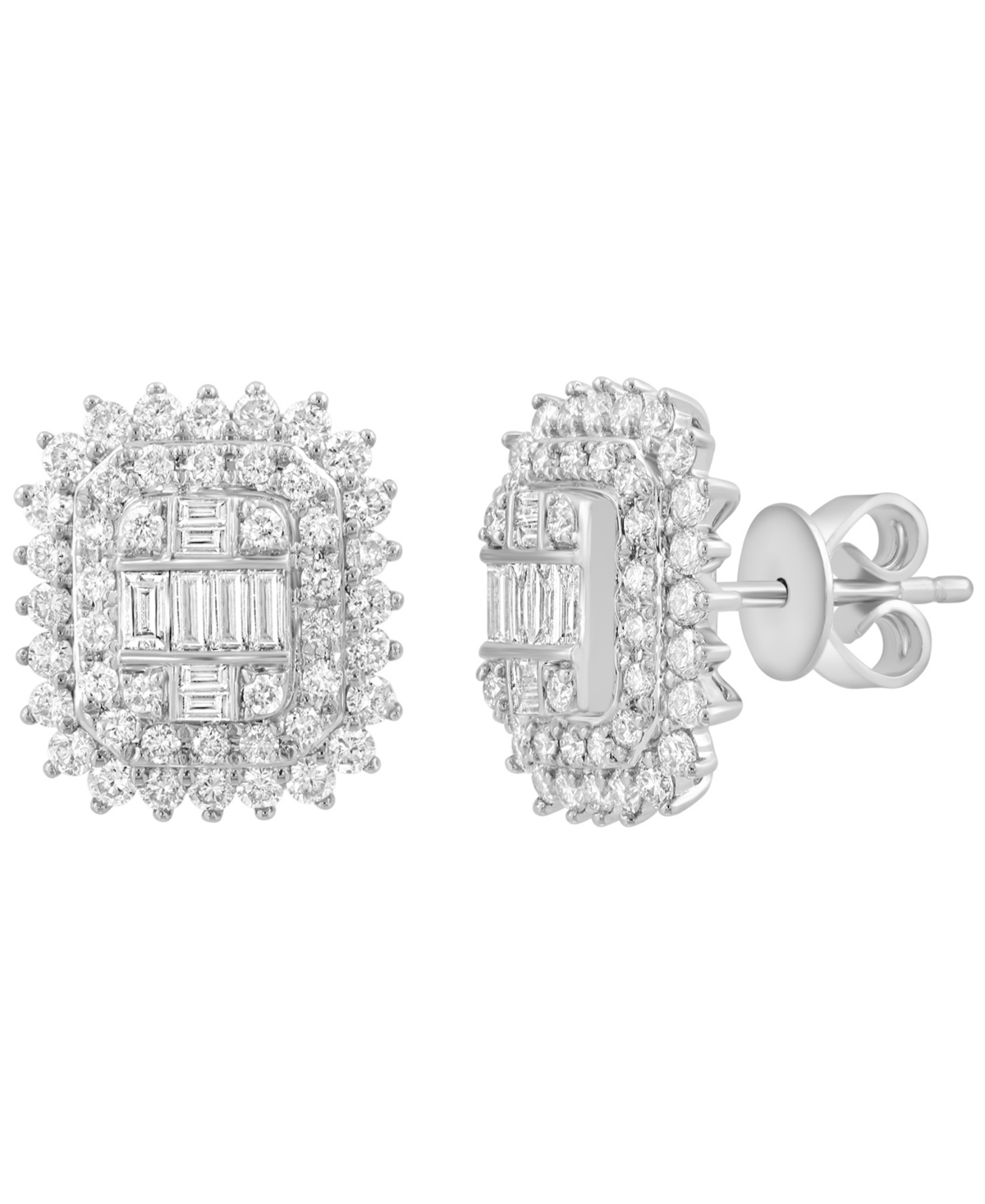 Effy Collection Diamond (1-1/3 ct. t.w.) Earrings 14k Yellow Gold, (Also white gold)