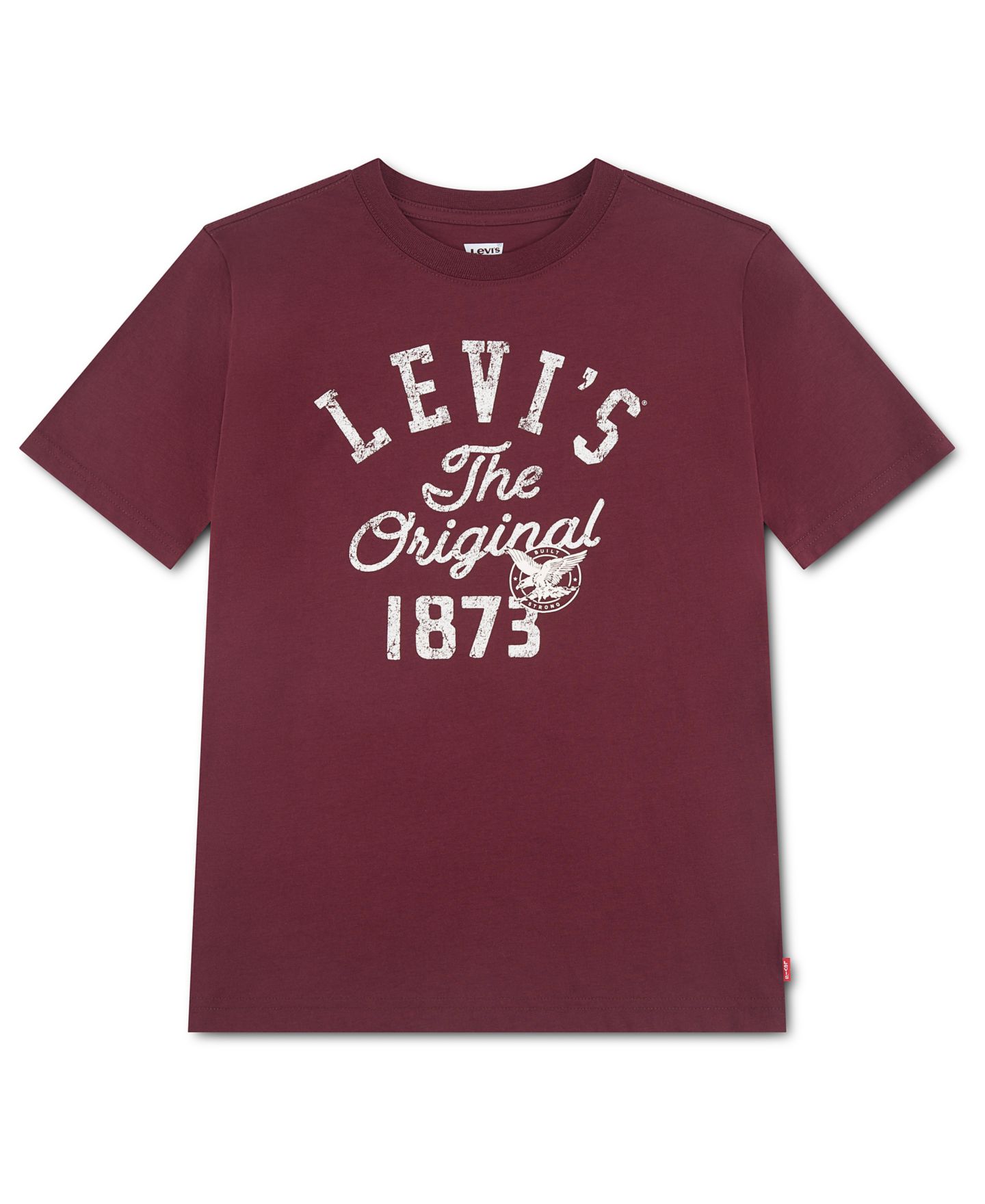 Футболка Levi's Vintage Look Short-Sleeve T-Shirt для мальчиков, цвет: Tawny Port — фото 1