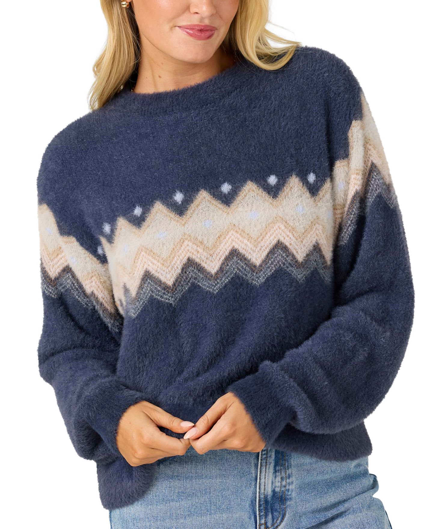 Женский свитер O'Neill Kieren Crewneck, цвет: Тёмно-синий — фото 4