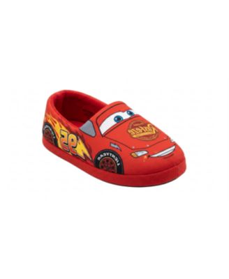 Boy Kids 5-11 Cars Lightning McQueen Slippers Plush, Warm, and Soft House Shoes