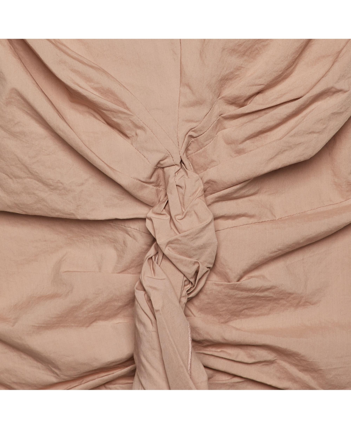 Pre-Owned Marni Women's Ruched Knot-Front Cotton Top