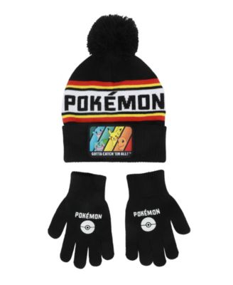 Boys' and Girls' Graphic Hat and Gloves, 2-Piece Set