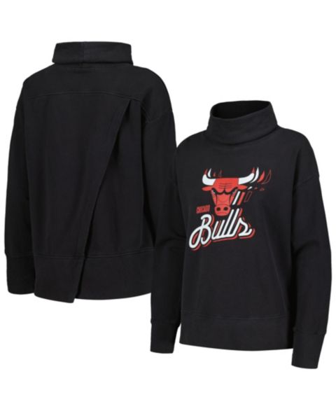Женская толстовка LevelWear Black Chicago Bulls Sunset Pullover