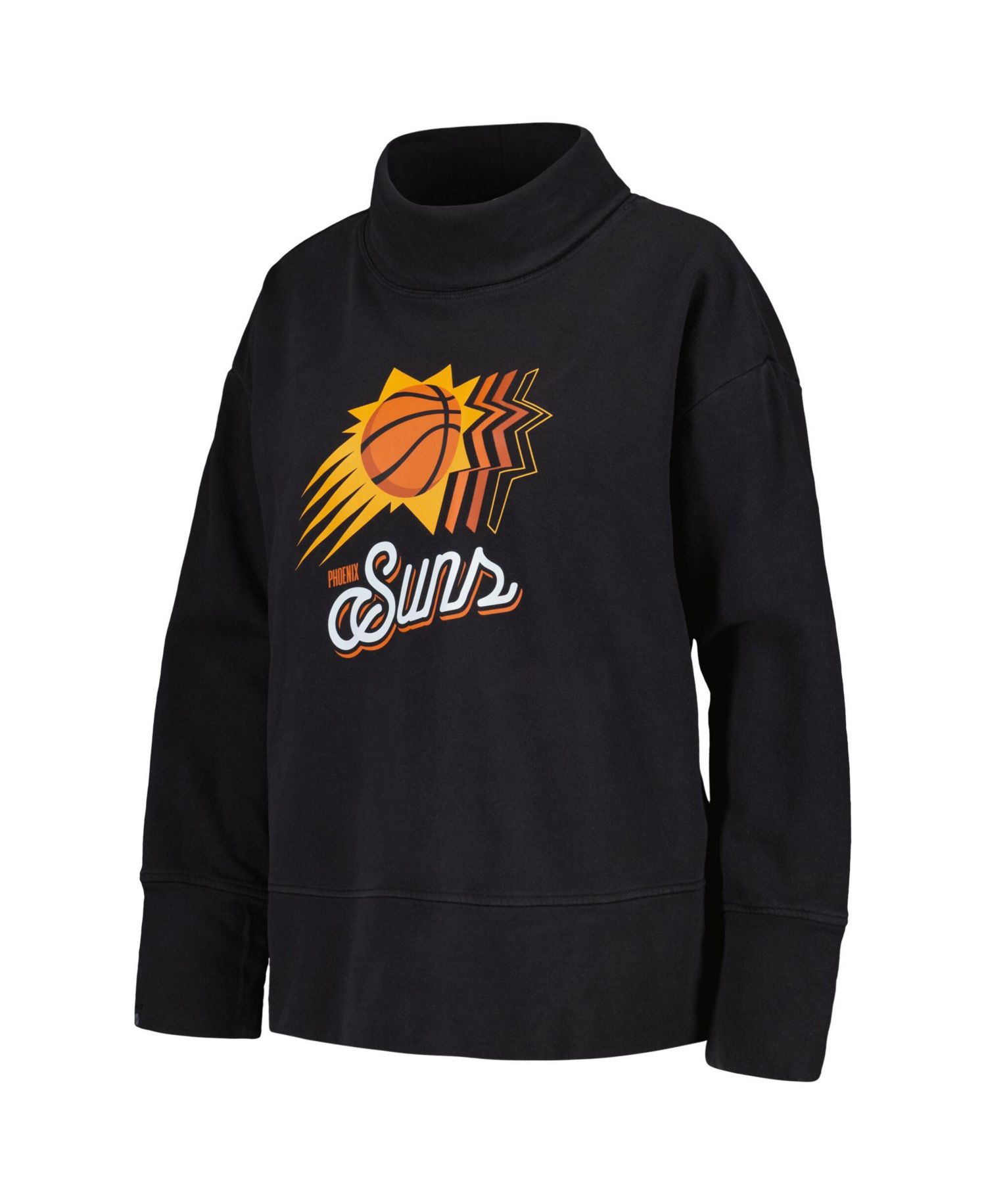 Women's Black Phoenix Suns Sunset Pullover Sweatshirt