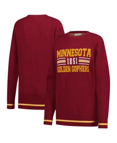 Свитер Uscape Apparel Maroon Minnesota Golden Gophers Renew Knit Vintage Retro