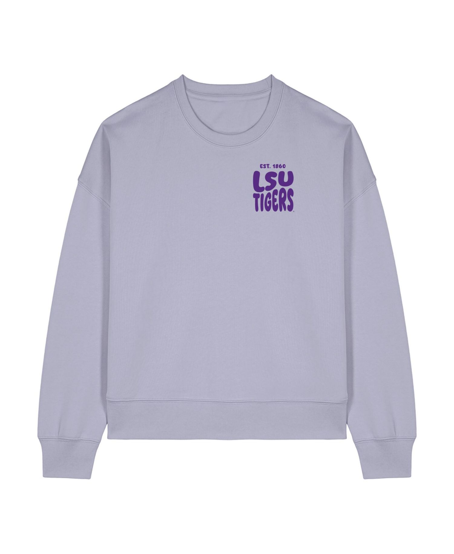 Women's Purple LSU Tigers Cloud Sweatshirt