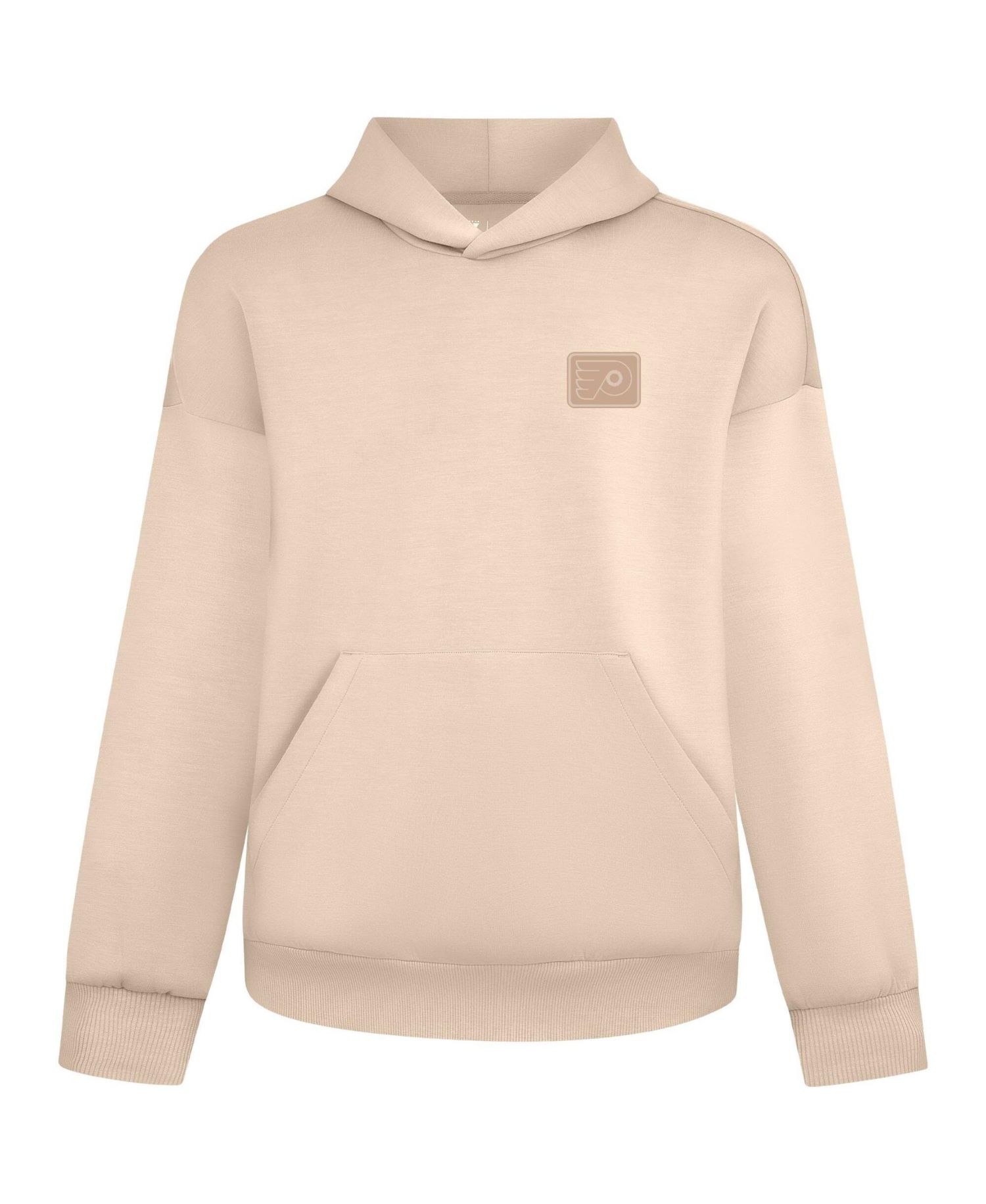 Men's and Women's Khaki Philadelphia Flyers Tri-Blend Luxe Signature Hoodie