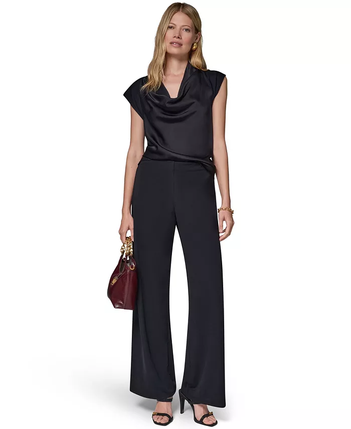 Women's Wide-Leg Jersey Pants - thumbnail 6