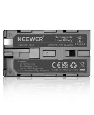 NP-F550 LED Video Light with 2600mAh for Sony NP-F-series devices