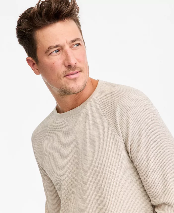 Men's Waffle-Knit Thermal Shirt - thumbnail 2