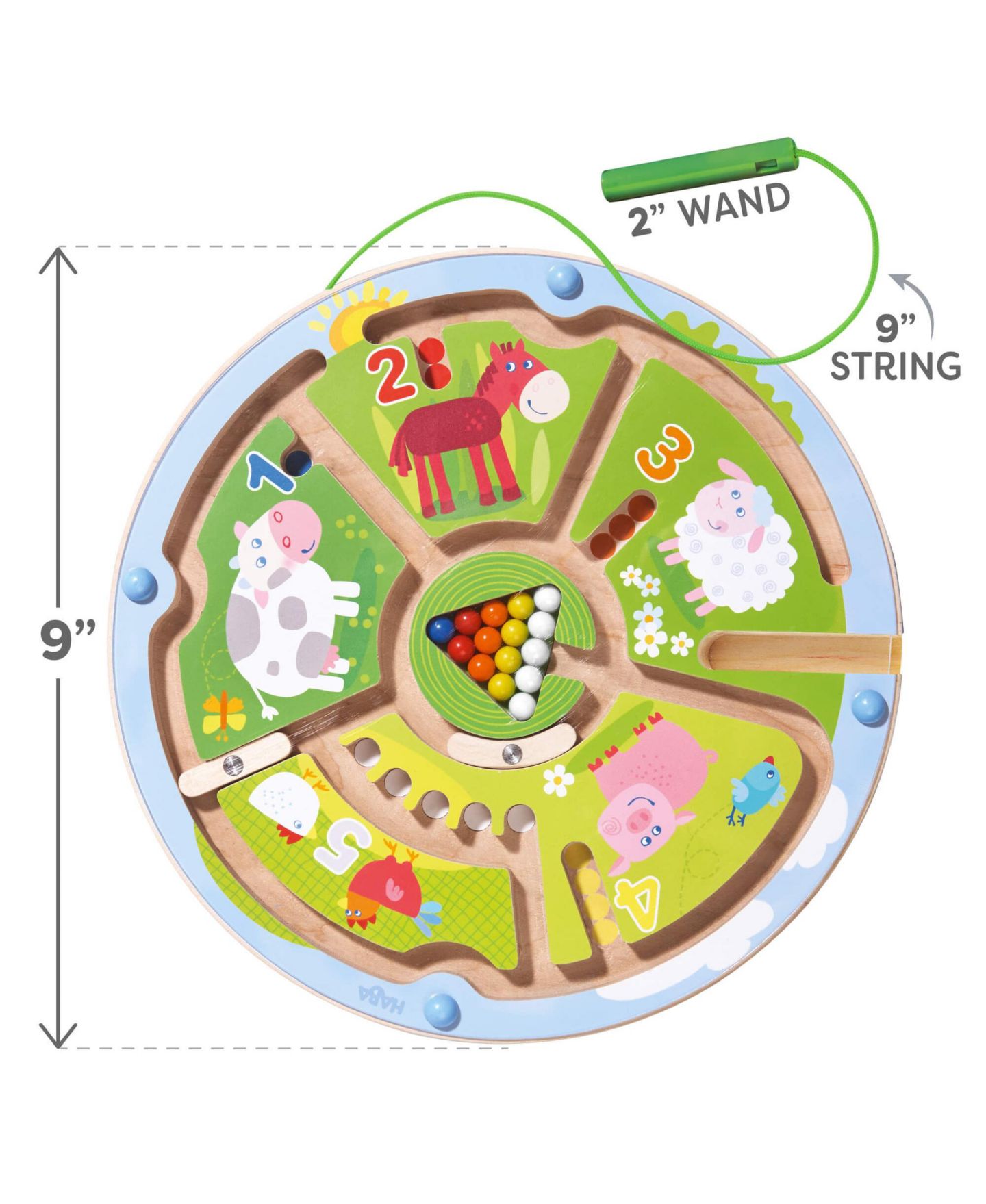 Детская игрушка Haba Number Maze Magnetic Game, цвет: Mutli — фото 7