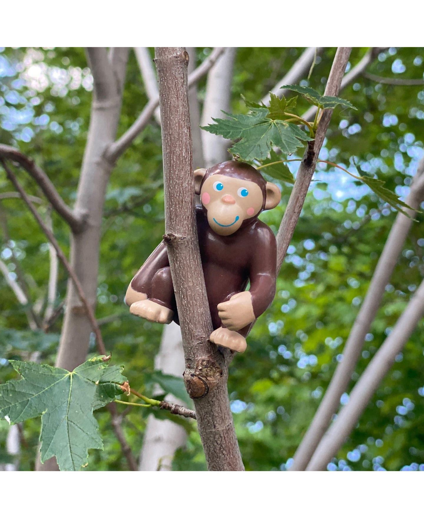 Детские фигурки Haba Little Friends Monkey - Chunky Plastic Zoo Animal Toy Figure (2.5" Tall) — фото 4