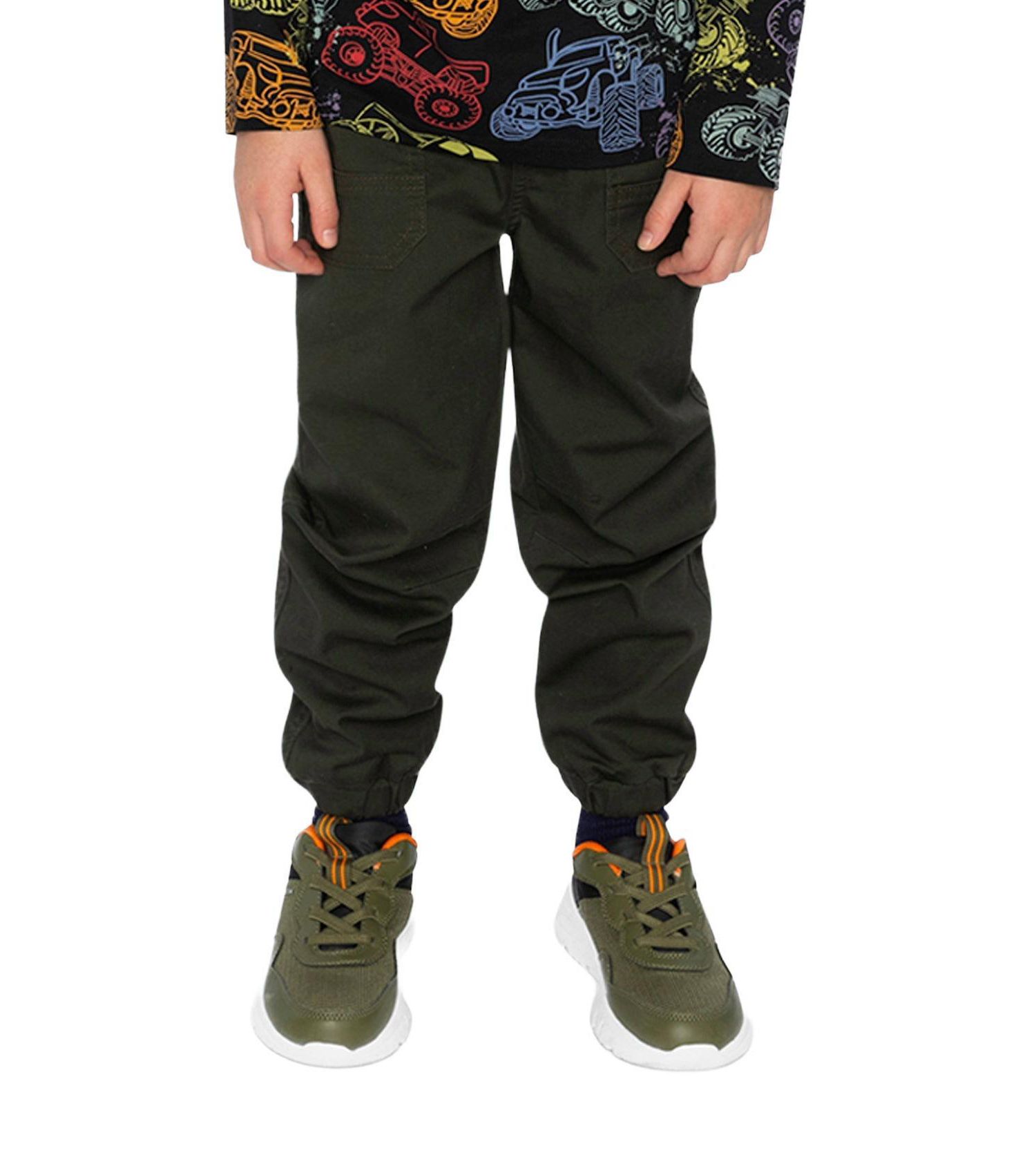 Little and Big Boy (6-12) Stretch Canvas Jogger Pants