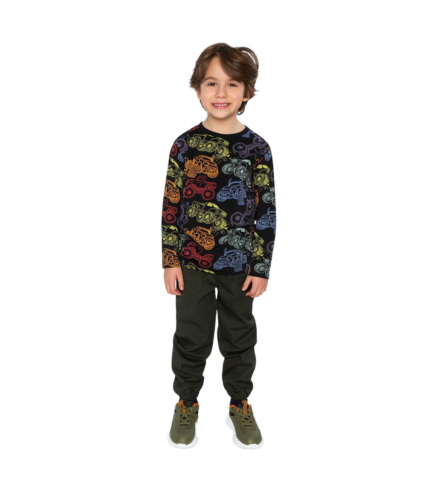Little and Big Boy (6-12) Stretch Canvas Jogger Pants