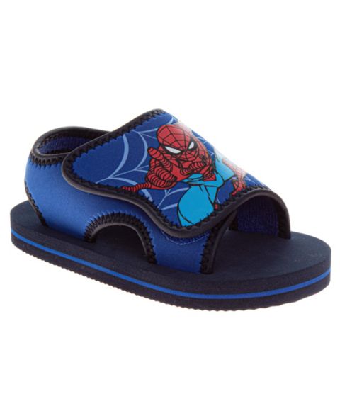 Детские сланцы Spider-Man из пены с мягкой стелькой для мальчиков, цвет: Синий