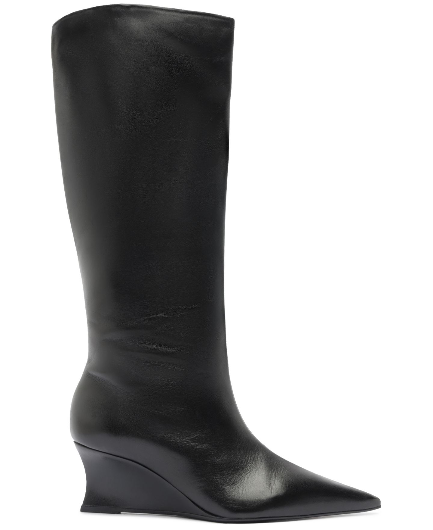 Женские ботинки Arezzo Courtney Wedge Tall, цвет: Чёрный — фото 2