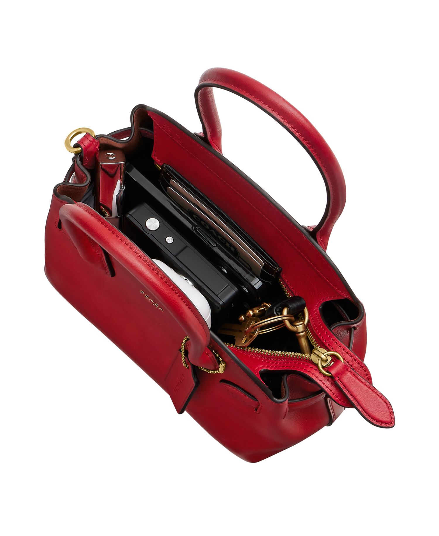 Soft Empire Small Leather Satchel Bag 21