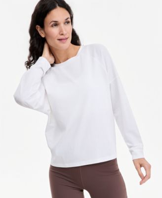 Women's Oversized-Fit Boyfriend Long-Sleeve T-Shirt