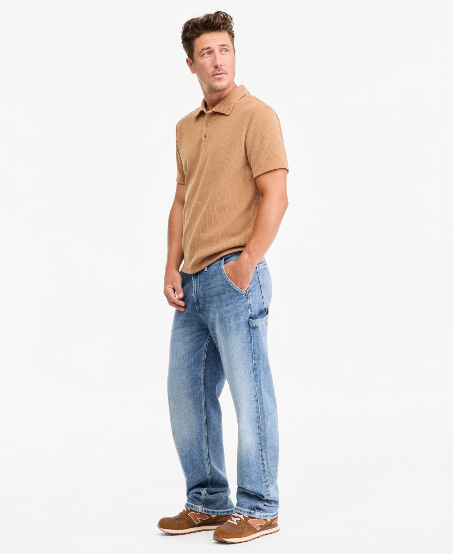 Men's Skye Mid-Rise Loose-Fit Jeans