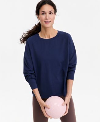 Women's Oversized-Fit Boyfriend Long-Sleeve T-Shirt