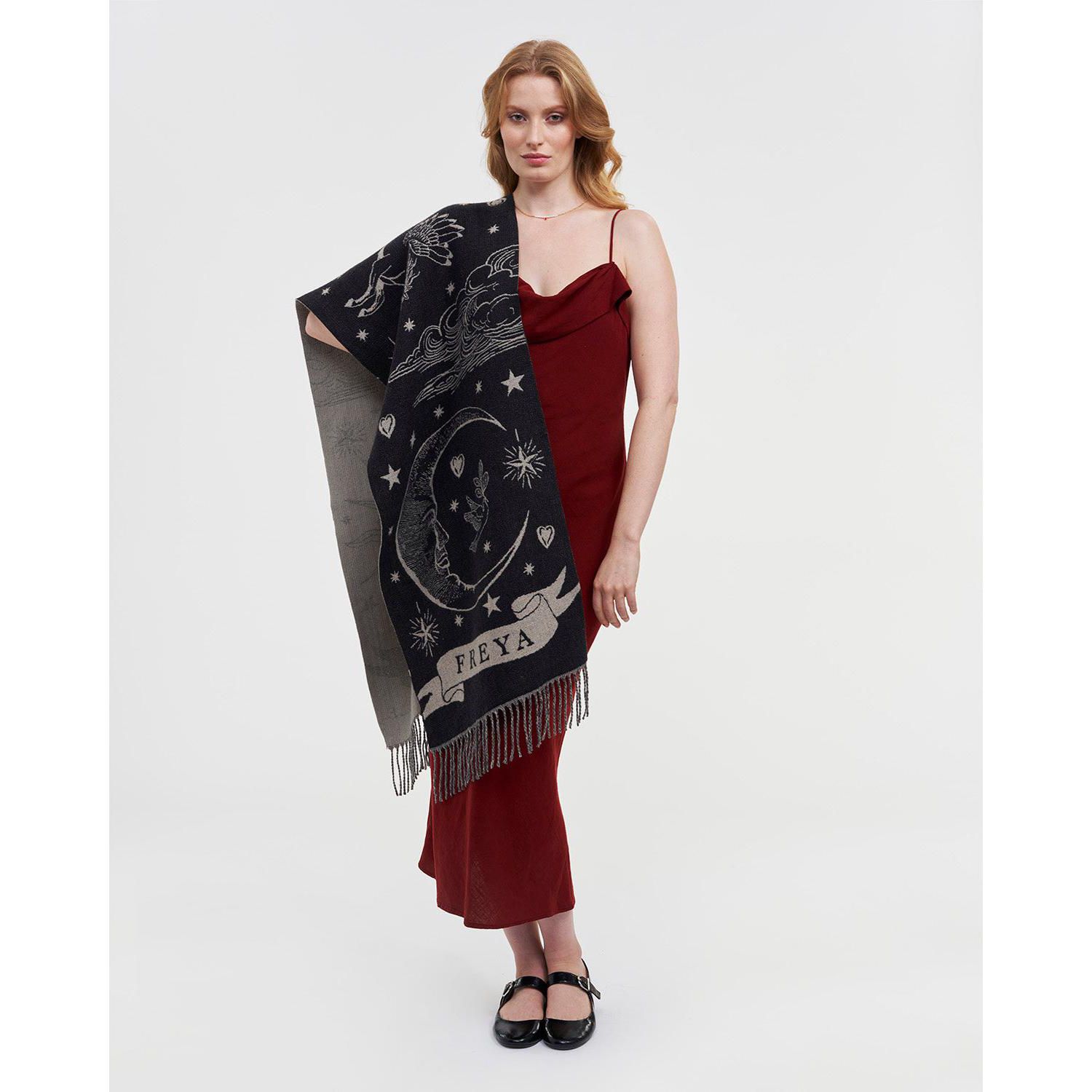 Women's Freya Celestial Jacquard Scarf