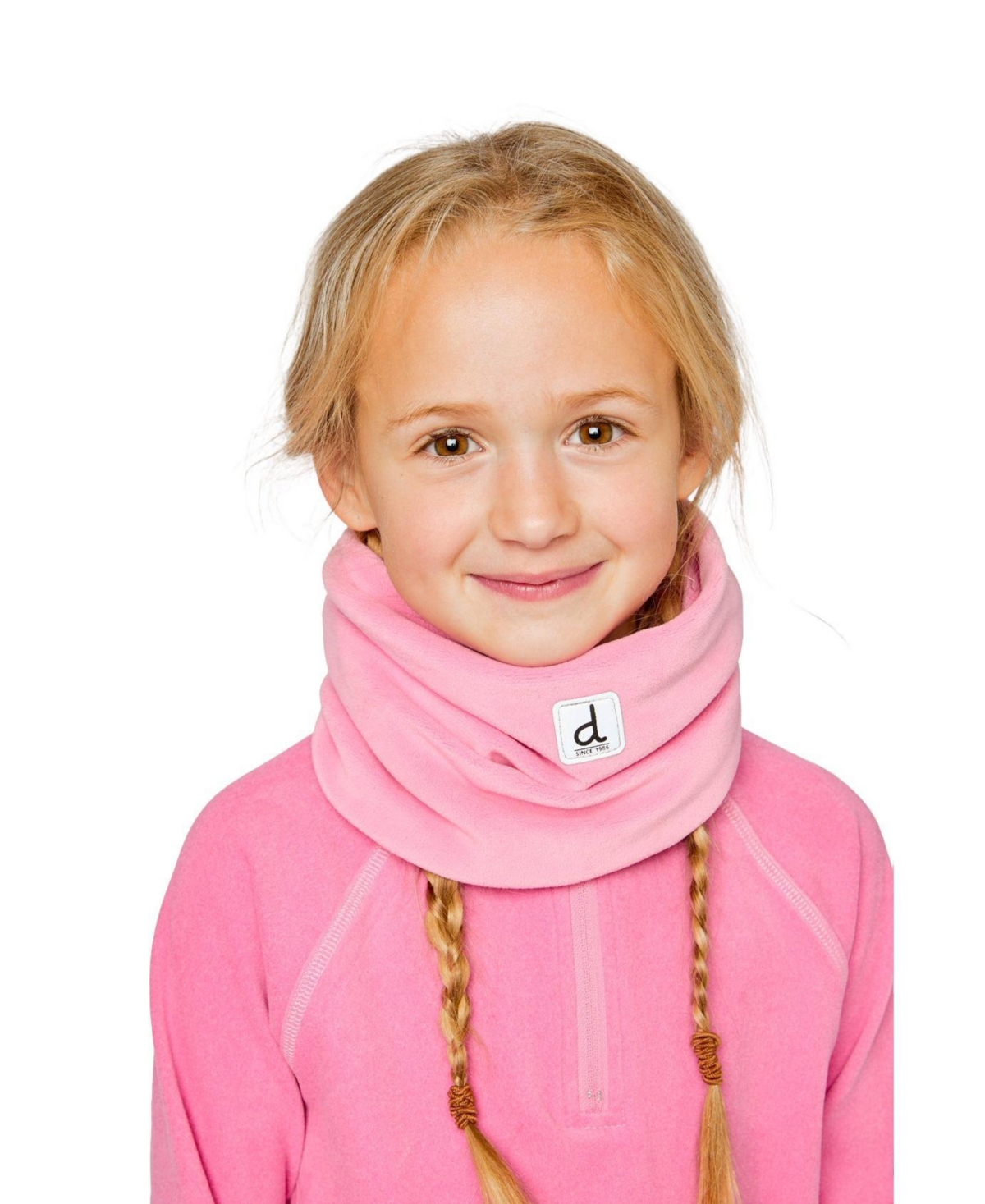 Deux par Deux Big Girl's (7-16) Polar Fleece Neckwarmer