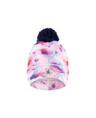 Little and Big Girl's (5-14) Winter Knit Pompom Hat