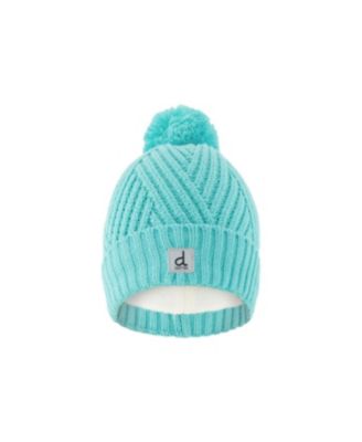 Little and Big Girl's (5-14) Winter Knit Pompom Hat