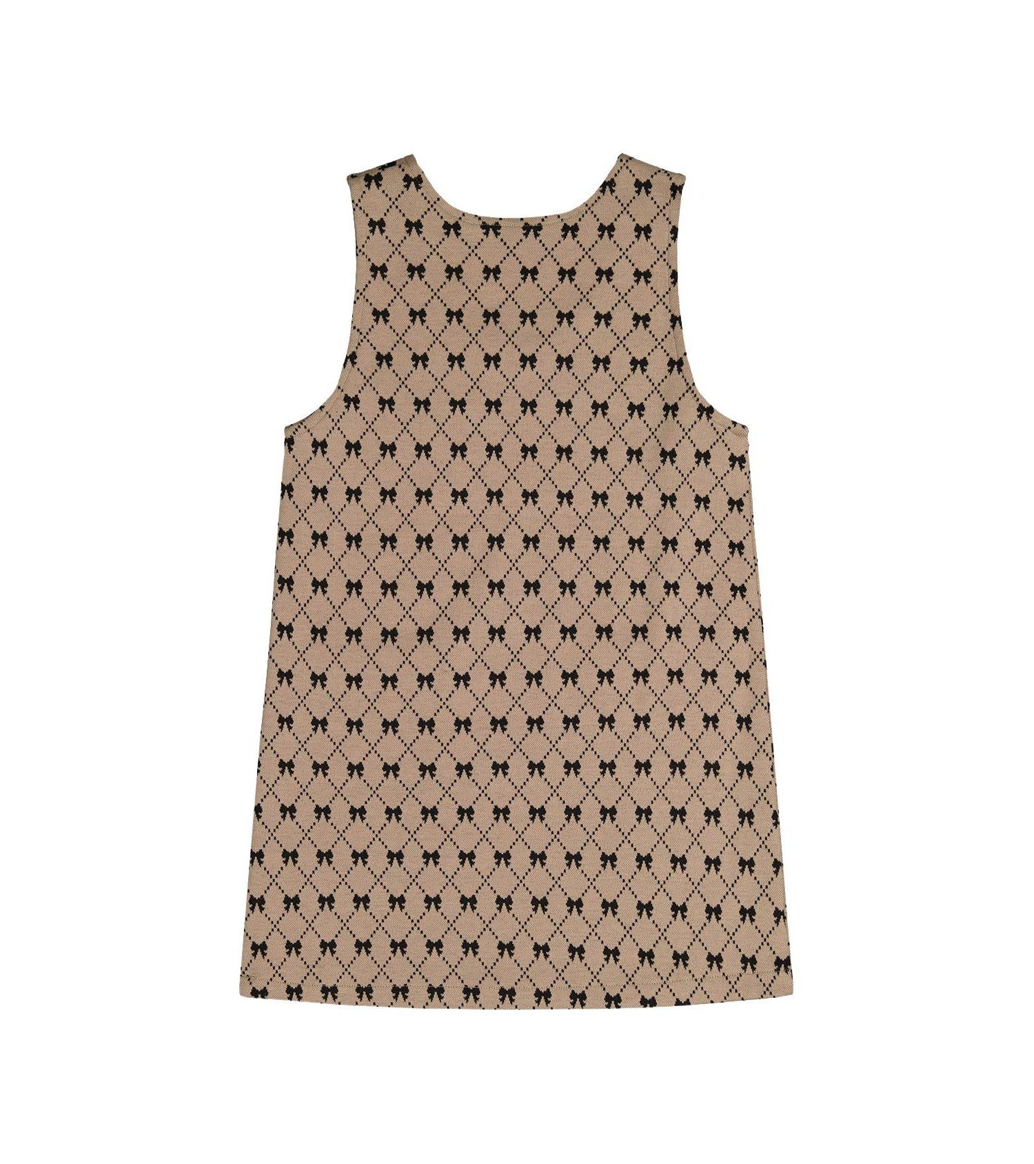 Big Girls (6-14) Jumper Bow Tie Print