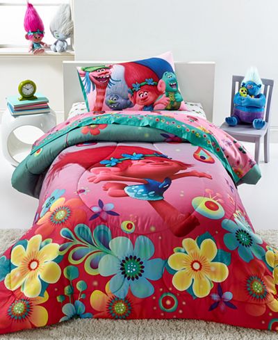 Dreamworks Trolls Life Twin 4 Pc Comforter Set
